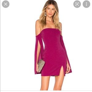 Off shoulder Michael Costello dress